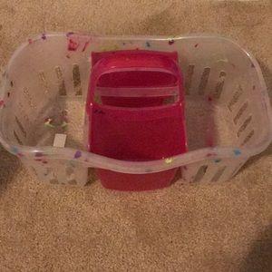 bath organizer/ to go container